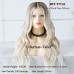 MTO 4 wig type Opational  4T Ombre Balayage Coloring style Dark Ash brown fall to medium ash brown and natural blonde with platinum blonde highlights human hair wig